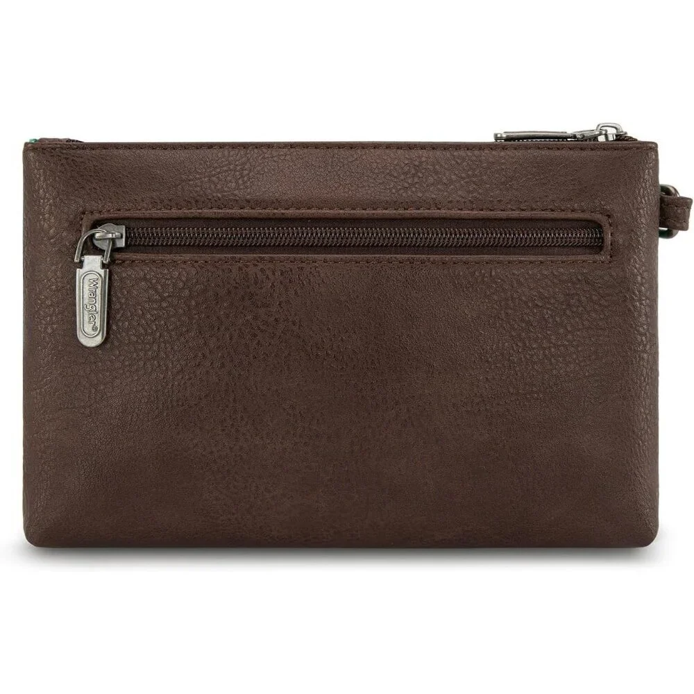 Wristlet Wallet PU Leather Large Capacity Clutch Purse for Travel Gift